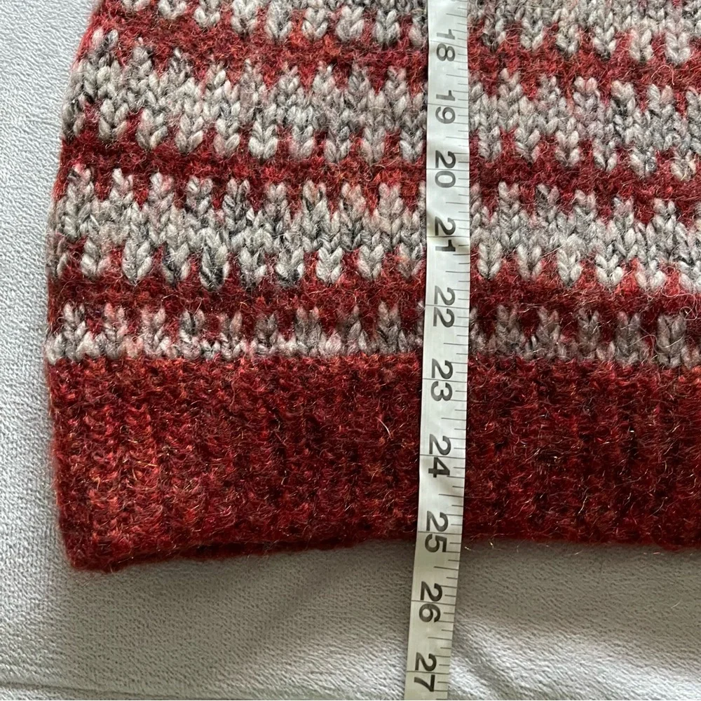 Isabel Marant rust grey mix super kid mohair blend sweater, see measurements - Picture 11 of 13